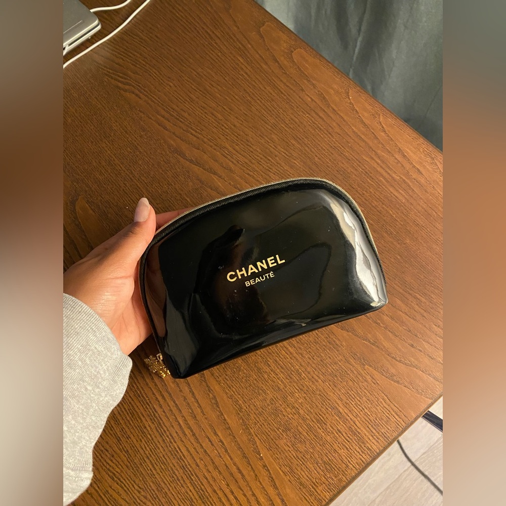Chanel makeup bag